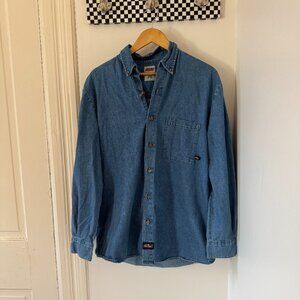 Dickies Denim Long-Sleeve Work Shirt